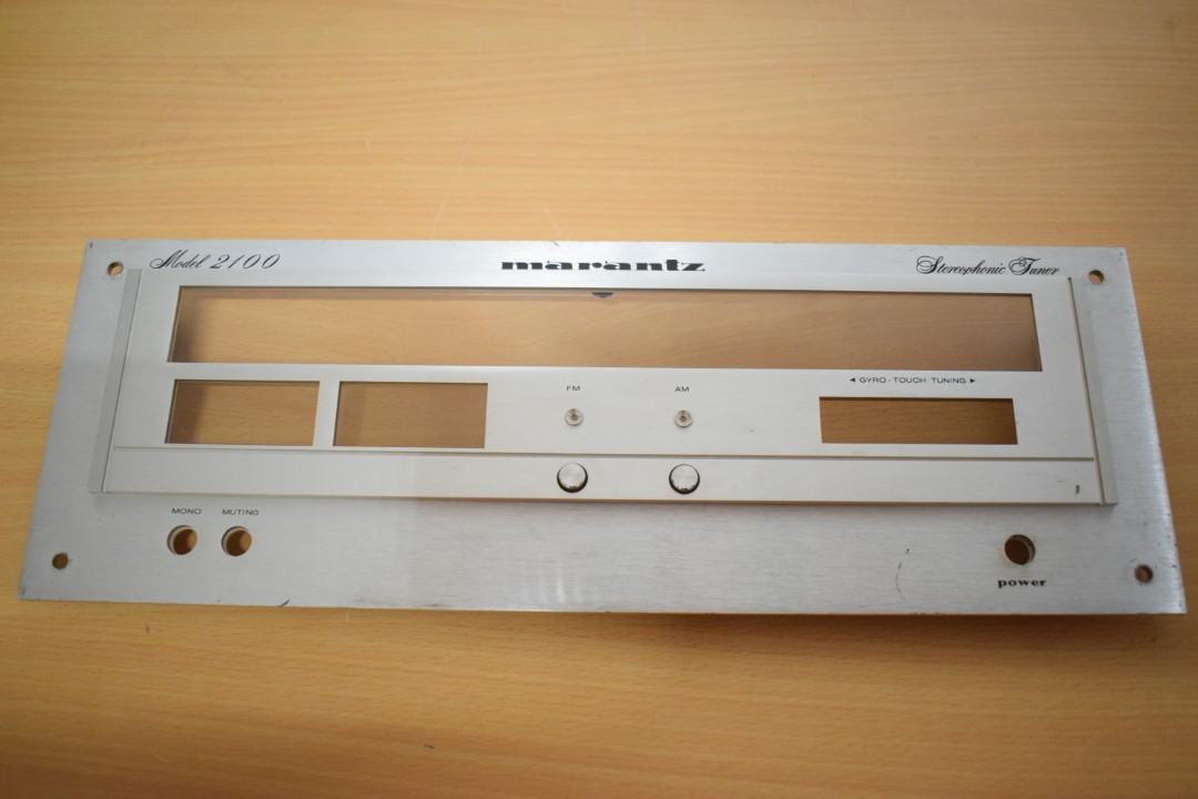 Marantz 2100 Tuner – Front Panel / Plate part  			